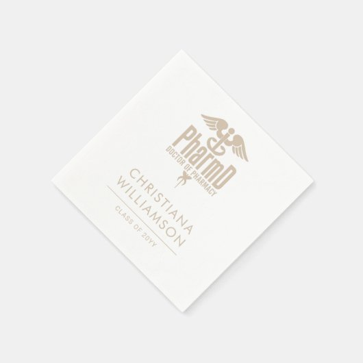 Custom PharmD Doctor of Pharmacy Graduation Party Servet (Hoek)
