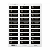 Custom PharmD Doctor of Pharmacy Retouradres Etiket (Full Sheet)