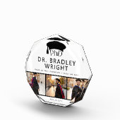 Custom PhD Doctoral Grad Hat Doctoral Graduation Fotoblokken (Rechts)