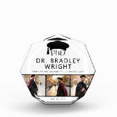 Custom PhD Doctoral Grad Hat Doctoral Graduation Fotoblokken (Voorkant)