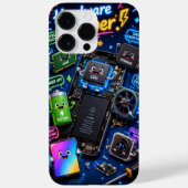 Custom Phone Case Animated Technology (Achterkant)