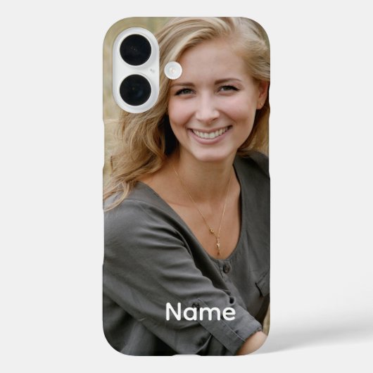 Custom Photo and Name. Case-Mate iPhone Case (Achterkant)