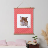 Custom Photo and Name Japanese Scroll Hangend Wandkleed (Slaapkamer)