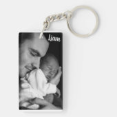 Custom photo and name keychain personalized (achterkant)