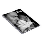 Custom photo and name notebook personalized notitieboek (Rechterzijde)