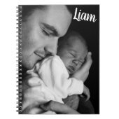 Custom photo and name notebook personalized notitieboek (Voorkant)