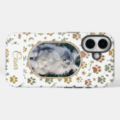 Custom Photo and Name Pet Memorial Phone Case (Achterkant (horizontaal))