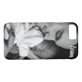 Custom photo and name phone case personalized (Achterkant (Horizontaal))