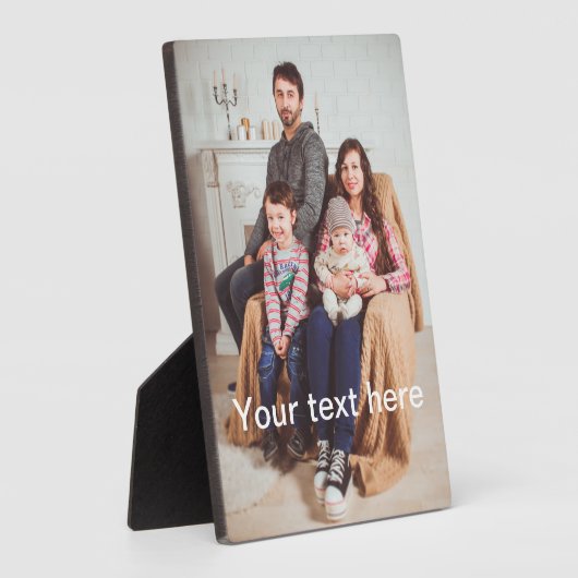 Custom Photo and/or Text Fotoplaat (Zijkant)
