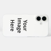Custom photo and text Case-Mate iPhone case (Achterkant (horizontaal))