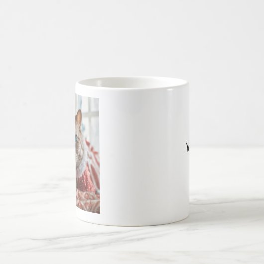 Custom Photo and Text Funny Koffiemok (Center)