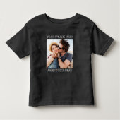 Custom Photo and Text Kinder Shirts (Voorkant)