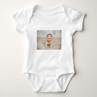 Custom photo and text romper