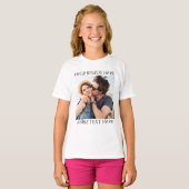 Custom Photo and Text T-shirt (Voorkant volledig)