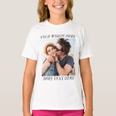 Custom Photo and Text T-shirt (Voorkant)