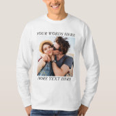 Custom Photo and Text T-shirt (Voorkant)