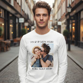 Custom Photo and Text T-shirt
