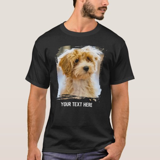 Custom Photo and Text T-shirt (Voorkant)