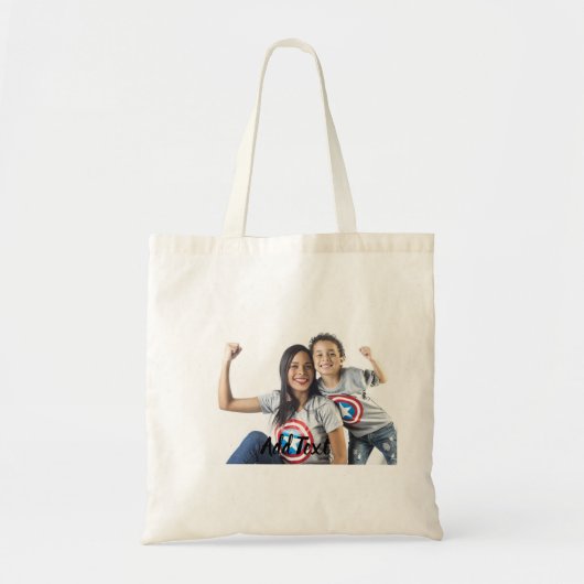 Custom Photo and Text. Tote Bag (Voorkant)