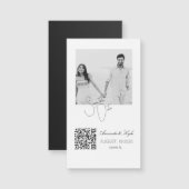 Custom Photo announcement Wedding magnet (Voorkant / Achterkant)