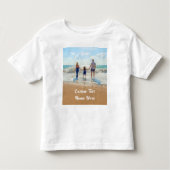 Custom Photo Baby T-Shirt Uw foto's en tekst (Voorkant)