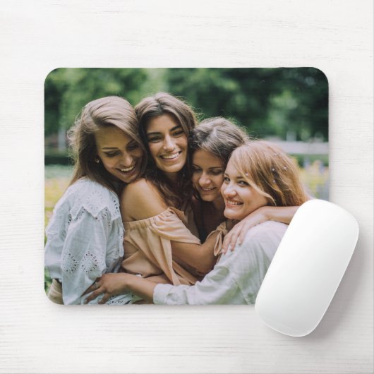 Custom Photo Best Friends Mousepad Muismat (Met muis)