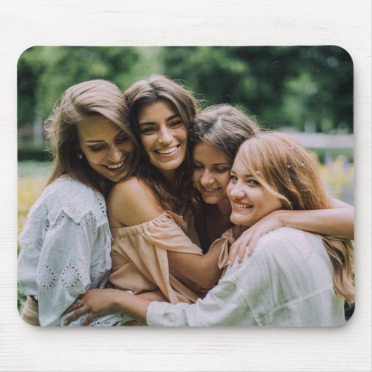 Custom Photo Best Friends Mousepad Muismat (Voorkant)