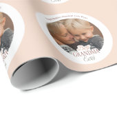 Custom Photo Best Grandma Ever Cadeaupapier (Rol Hoek)