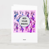 Custom Photo, Birthday card, custom Card Kaart (Achterkant)