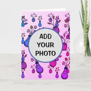 Custom Photo, Birthday card, custom Card Kaart