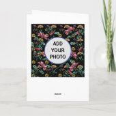 Custom Photo, Birthday card, custom Kaart (Achterkant)