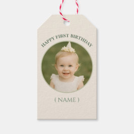 Custom Photo Birthday Sticker- Personal Invitation Cadeaulabel