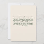 Custom Photo Birthday Sticker -Personal Invitation Kaart (Achterkant)