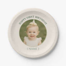 Custom Photo Birthday Sticker -Personal Invitation Papieren Bordje