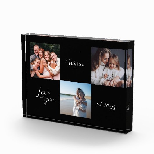 Custom Photo Block, hou van je moeder Fotoblokken (Rechts)
