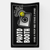Custom photo booth banner sign for wedding party (Verticaal)