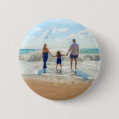 Custom Photo Button Uw Foto's Design Gift (Voorkant)