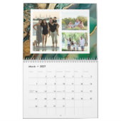 Custom Photo Calendar Beautiful Glitter Agate Kalender (Mar 2027)