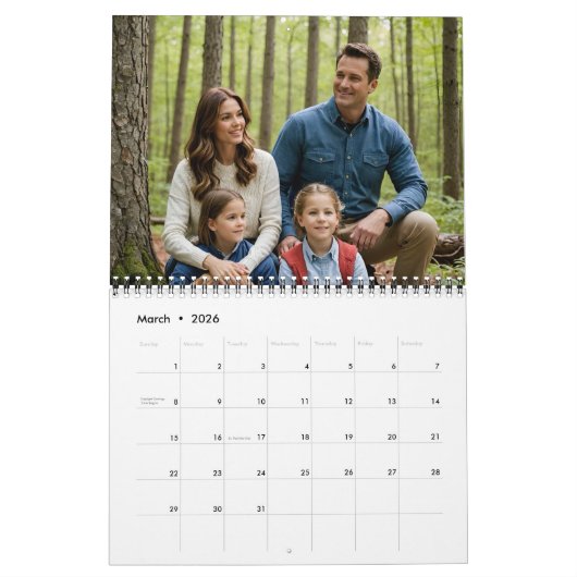 Custom Photo Calendar – Full-Page Monthly Photos,  Kalender (Mar 2026)