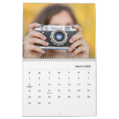 Custom Photo Calendar - New Years Gift Personalize Kalender (Mar 2026)