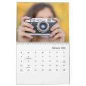 Custom Photo Calendar - New Years Gift Personalize Kalender (Feb 2026)