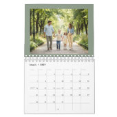 Custom Photo Calendar, Rustic Wall Design Kalender (Mar 2027)