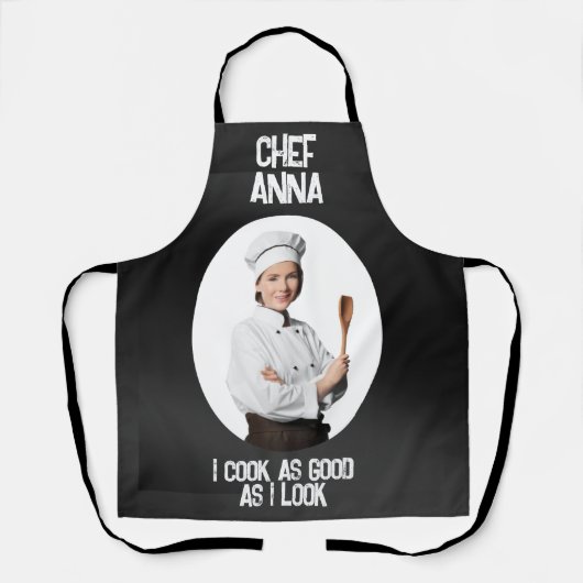 Custom Photo Chef Schort (Voorkant)