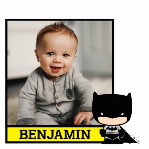 Custom Photo Chibi Batman Staand Fotobeeldje