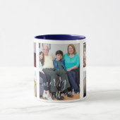 Custom Photo Christmas Mug For Family Personalized Mok (Midden)