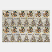Custom Photo Christmas Wrapping Paper (Voorkant 3)