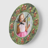 Custom Photo Clock | Gift for Christmas Grote Klok (Hoek)