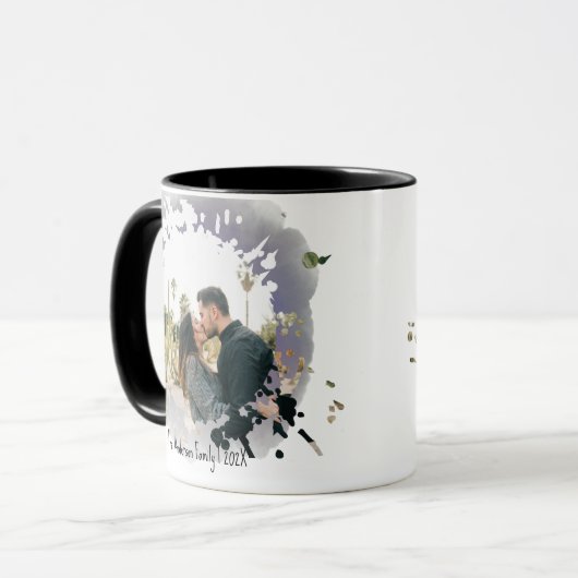 Custom Photo Coffee Mug – Personalized Picture Cup Mok (Voorkant links)