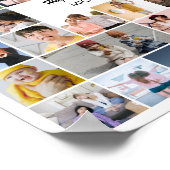 Custom Photo Collage 50 Picture 50th Anniversary Poster (Hoek)