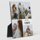 Custom Photo Collage Best Mom Ever  Fotoplaat (Zijkant)
